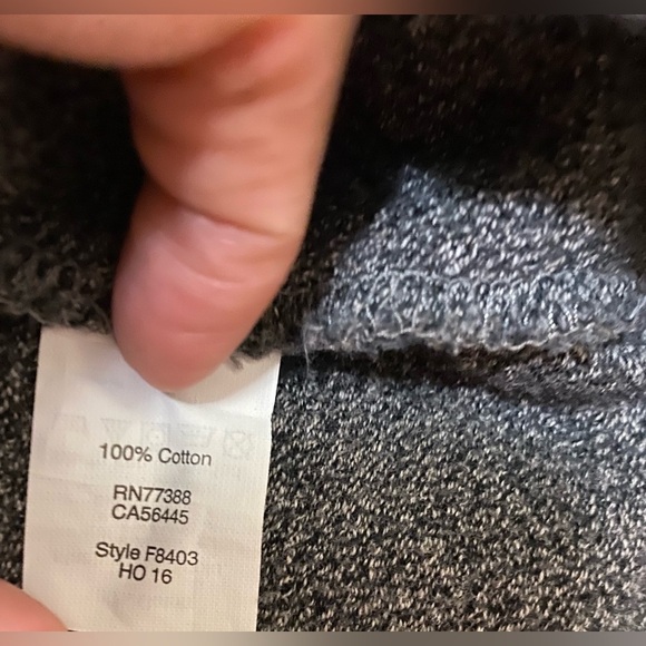 Madewell Short Hoodie Heathered Grey Size Medium - Picture 7 of 7